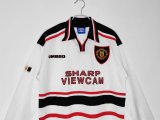 Manchester united Away  retro long sleeve 1998-1999