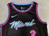 NBA  Heat  black Wade No. 3 1:1