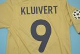 Retro Barcelona Away 1:1 Quality Soccer Jersey  2001-2002
