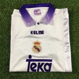 Retro Real Madrid Home 1:1 Quality Soccer Jersey    1997-1998
