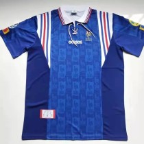 Retro France Home 1:1 Quality Soccer Jersey  1996