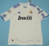 Retro Real Madrid Home  1:1 Quality Soccer Jersey    2010-2011