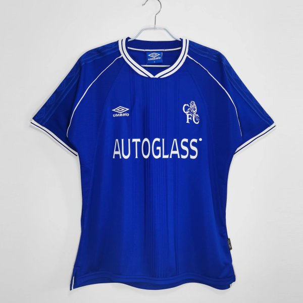 Retro Chelsea Home 1:1 Quality Soccer Jersey   1999-2001