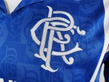 Retro Rangers Home 1:1 Quality Soccer Jersey   1996-1997