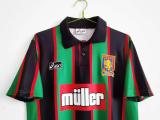 Retro Aston Villa Away  1:1 Quality Soccer Jersey  1993-1995