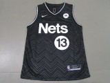 NBA 2021 Nets #13 Harden award black