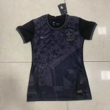 Brazil Black  Women Fans  1:1 Quality Soccer Jersey   22-23