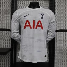 Tottenham Home Long Sleeve Player 1:1 Quality Soccer Jersey    23-24