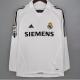 Retro Real Madrid Home Long sleeve1:1 Quality Soccer Jersey  2005-2006