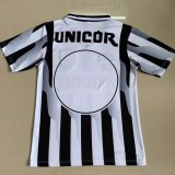 RetroSantos FC Home White and Black 1:1 Quality Soccer Jersey   1998-1999