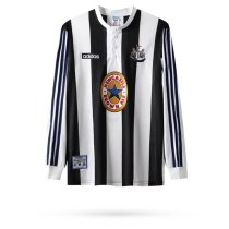 Retro Newcastle Home Long Sleeve Fans  1:1 Quality Soccer Jersey  1995-1997