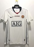 Retro Manchester United Champions League (带胸前小字)1:1 Quality Soccer Jersey  2008-2009