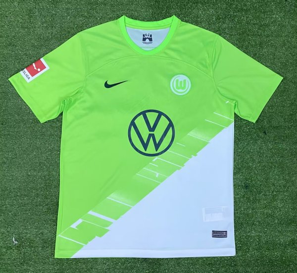 Wolfsburg Home Fans  1:1 Quality Soccer Jersey   23-24