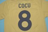 Retro Barcelona Away 1:1 Quality Soccer Jersey  2001-2002