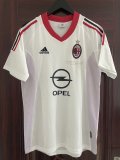 AC Milan Away  Fans Champions League 1:1 Quality Soccer Jersey    2002-2003