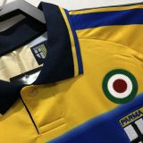 Retro  Parma Away Yellow 1:1 Quality Soccer Jersey  1999-2000