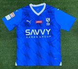 Al Hilal SFC Home Blue Fans 1:1 Quality Soccer Jersey    23-24