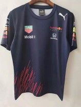 F1 Formula One Red Bull Cyan Short Sleeve Racing Suit(圆领) 2021