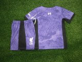 Liverpool Third Away Kids 1:1 Quality Soccer Jersey   23-24