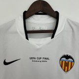 Retro Valencia Home 1:1 Quality Soccer Jersey   2003-2004