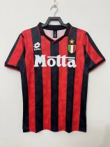 Retro AC Milan  Home 1:1 Quality Soccer Jersey  1993-1994