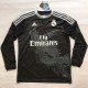 Retro Real Madrid third  Away Black Long Sleeve  1:1 Quality Soccer Jersey    2014-2015