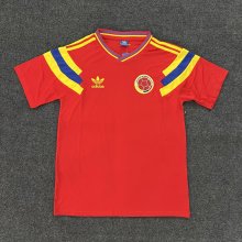 Retro Colombia Away Red 1:1 Quality Soccer Jersey 1990