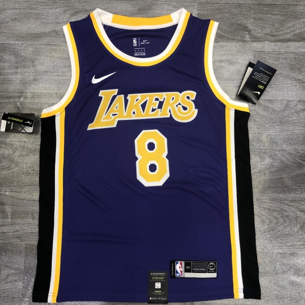 NBA Laker crew neck retro purple 8 Kubi  with chip  1:1