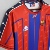 Retro Barcelona Home  1:1 Quality Soccer Jersey   1997-1998