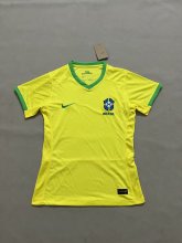Brazil Home  Women  1:1 Quality Soccer Jersey   23-24