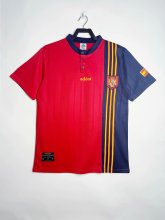 Retro Spain Home  1:1 Quality Soccer Jersey   1996
