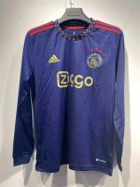 Ajax Away  Blue Long Sleeve  Fans 1:1 Quality Soccer Jersey   22-23