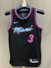 NBA  Heat  black Wade No. 3 1:1