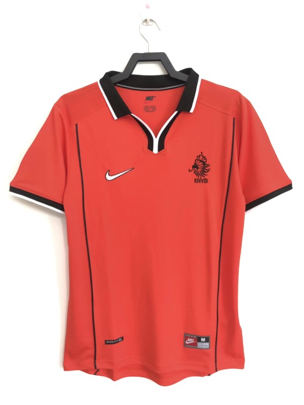Retro Netherlands Home  1:1 Quality Soccer Jersey  1998