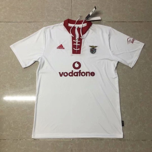 Retro SL Benfica Away  fans  1:1 Quality Soccer Jersey  2004-2005