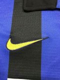 Retro Inter Milan home Long sleeve 1:1 Quality Soccer Jersey    1998-1999