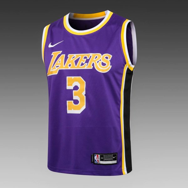 NBA Laker purple  Davis No.3 1:1