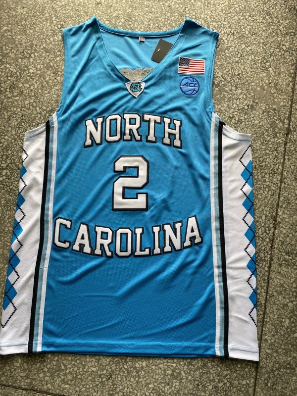 University of North Carolina #2 wathet University Jersey