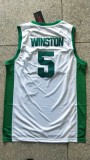 NBA Michigan Spartans #5 white university shirt