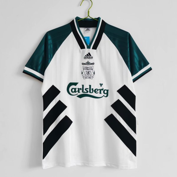 Retro Liverpool Away 1:1 Quality Soccer Jersey   1993-1995