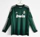 Retro Real Madrid Green Third Long Sleeve 1:1 Quality Soccer Jersey  2012-2013