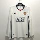Retro Manchester United   Long Sleeve 1:1 Quality Soccer Jersey  2008-2009