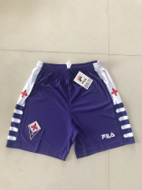 Retro Fiorentina home Fans short 1:1 Quality Soccer Jersey  1998-1999