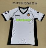 Retro Valencia Home  1:1 Quality Soccer Jersey  2011