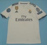 Retro Real Madrid Home  1:1 Quality Soccer Jersey    2018-2019