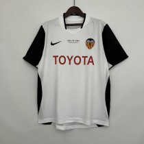 Retro Valencia Home 1:1 Quality Soccer Jersey   2003-2004