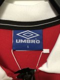 Retro Manchester United Home Long sleeve 1:1 Quality Soccer Jersey  1998-1999