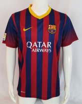 Retro Barcelona Home 1:1 Quality Soccer Jersey   2013-2014