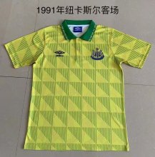 Retro Newcastle Away Fans  1:1 Quality Soccer Jersey  1991