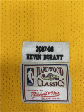 NBA Supersonic Retro #35 Durant vintage yellow top Mesh Jersey